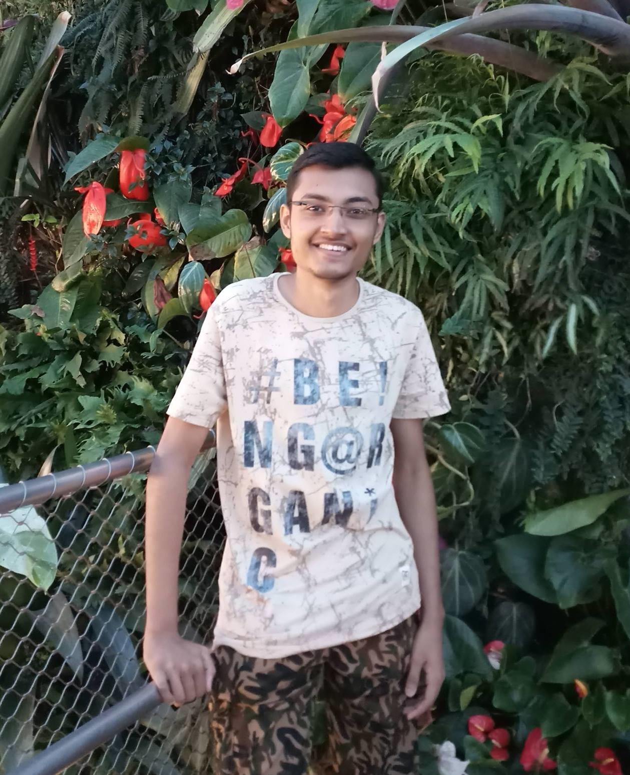 Me inside the Flower Dome, Gardens by the Bay, Singapore in 2018